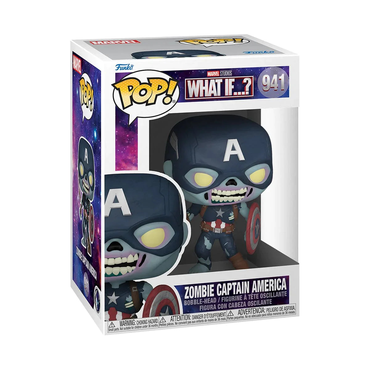 Funko Pop! Marvel's What If: Zombie Captain America