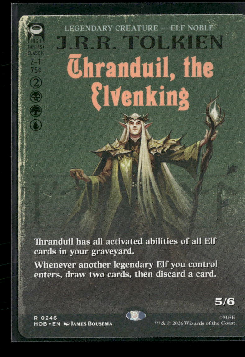 The Hobbit Thranduil, the Elvenking (Borderless) #246