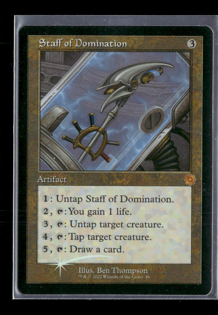 The Brothers' War: Retro Frame Artifacts Staff of Domination Foil #56