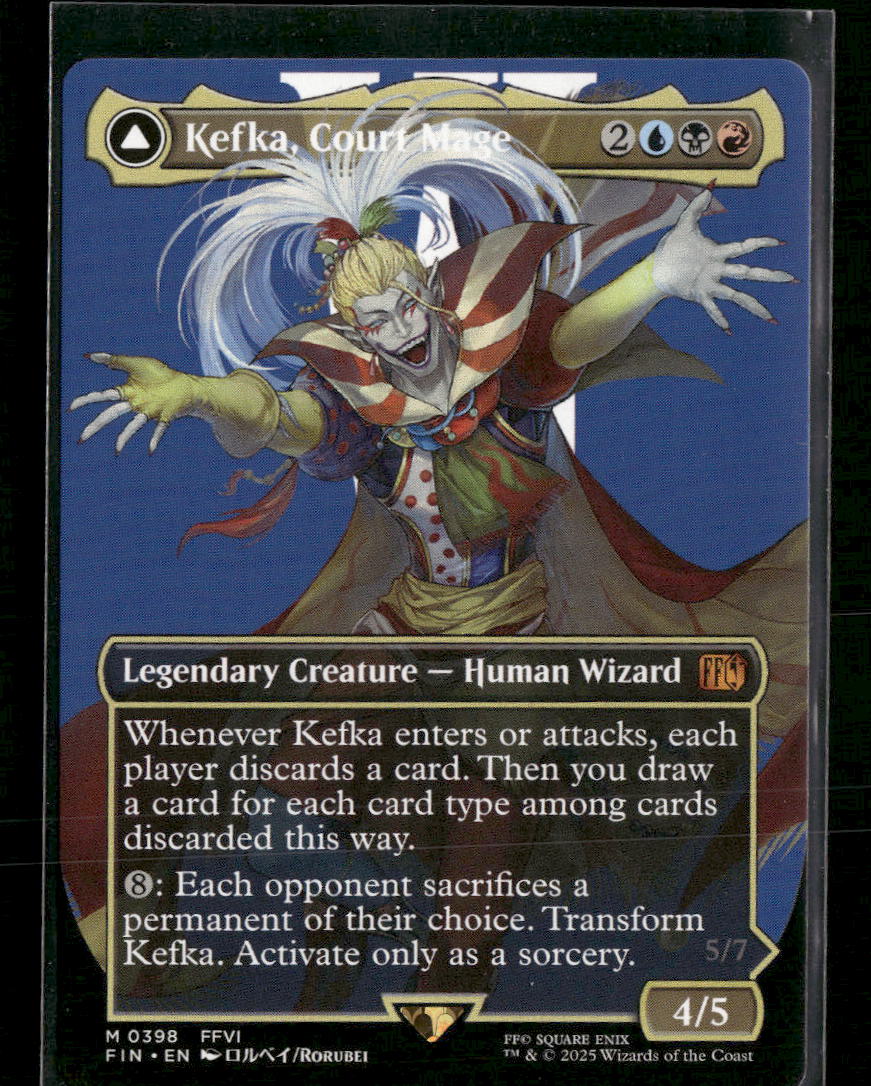 FINAL FANTASY Kefka, Court Mage (0398) (Borderless) #398