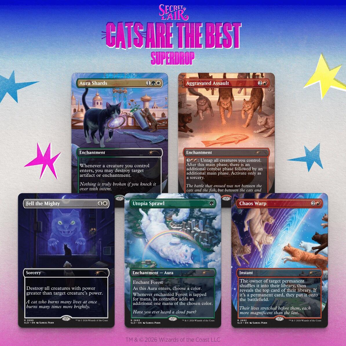 Secret Lair Drop: Cats of Chaos - Non-Foil Edition [SLD]