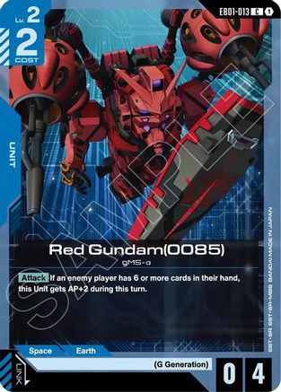 Red Gundam(0085) (EB01-013) - Eternal Nexus