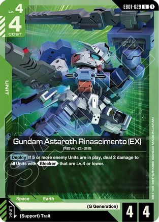 Gundam Astaroth Rinascimento (EX) (EB01-029) - Eternal Nexus