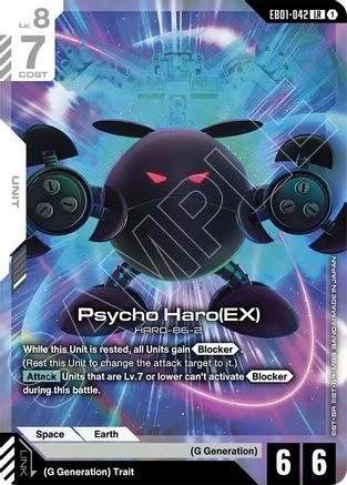 Psycho Haro (EX) (EB01-042) - Eternal Nexus Holofoil