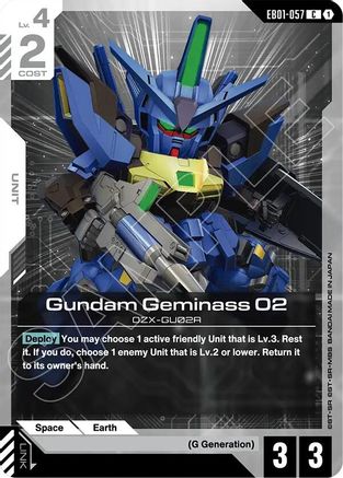 Gundam Geminass 02 (EB01-057) - Eternal Nexus