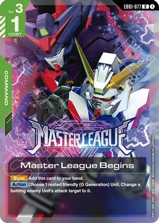 Master League Begins (EB01-077) - Eternal Nexus Holofoil