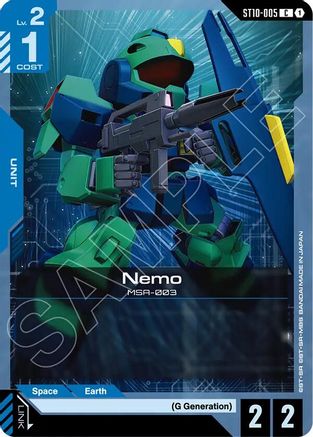 Nemo (ST10-005) - Starter Deck 10 Generation Pulse