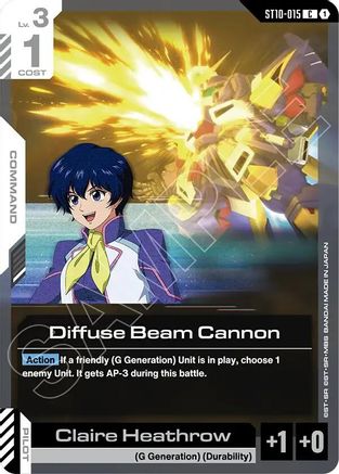 Diffuse Beam Cannon (ST10-015) - Starter Deck 10 Generation Pulse