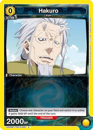 Hakuro (009) (Box Topper Foil) (UE20BT/TSK-2-009) - UE20BT That Time I Got Reincarnated as a Slime Foil