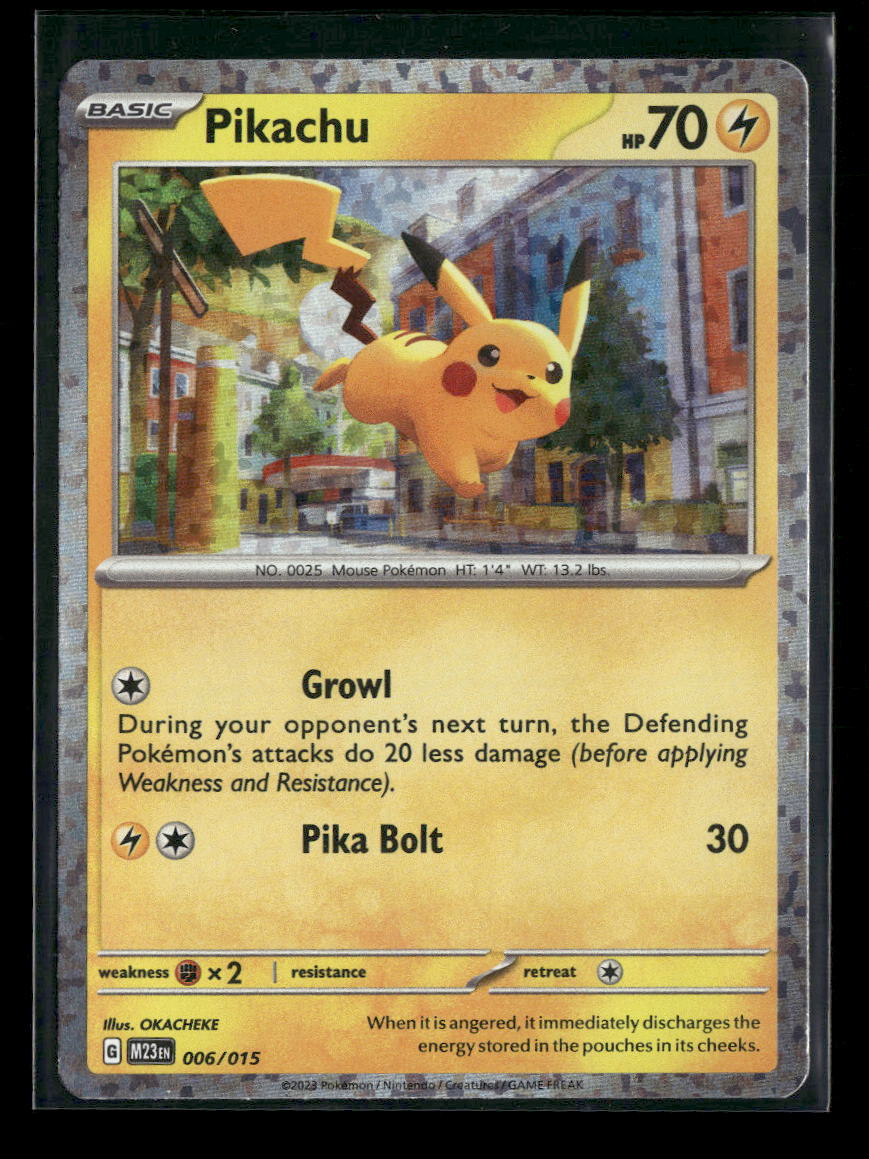 McDonald's Promos 2023 Pikachu #006/015