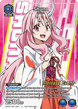 Shuna (Release Event Participant) (UEPR/TSK-1-057) - UE20BT That Time I Got Reincarnated as a Slime Release Event Cards