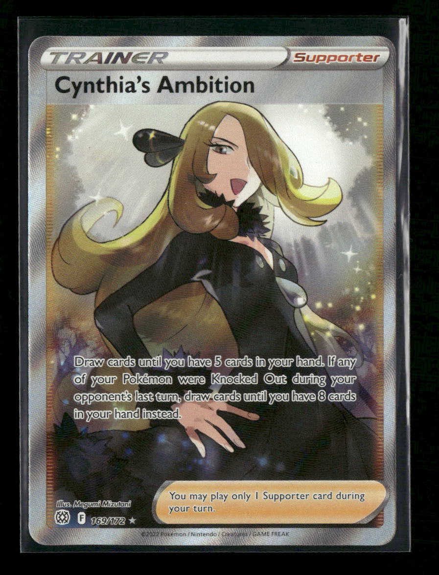SWSH09: Brilliant Stars Cynthia's Ambition (Full Art) #169/172