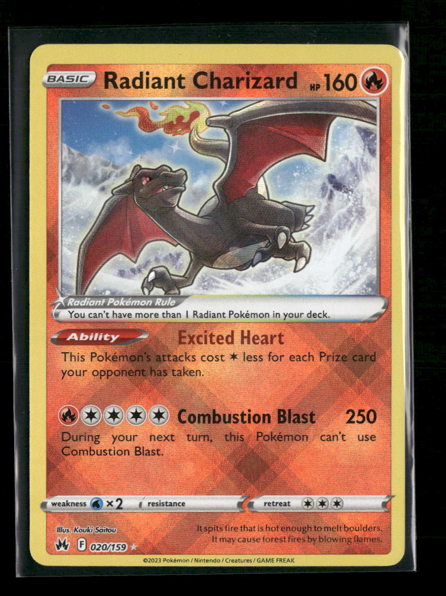 SWSH: Crown Zenith Radiant Charizard #020/159