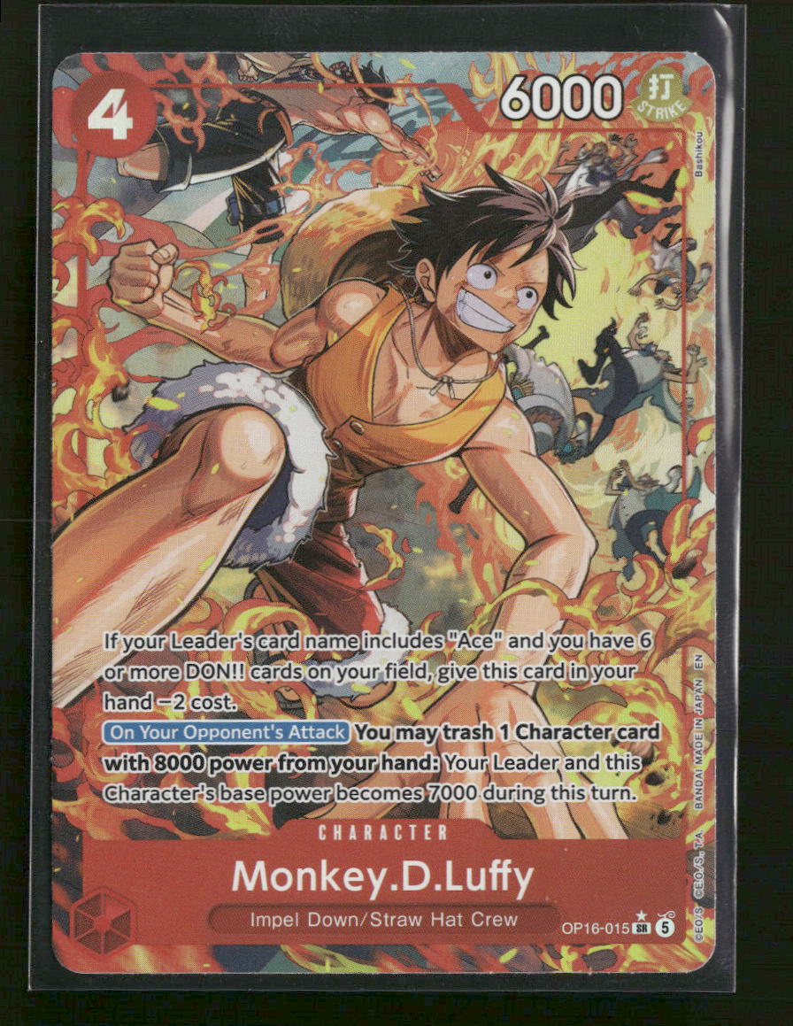 The Time of Battle Monkey.D.Luffy (Alternate Art) #OP16-015