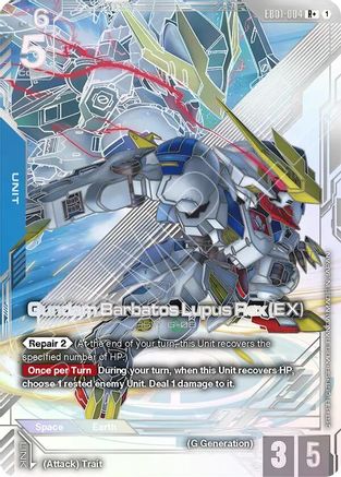 Gundam Barbatos Lupus Rex (EX) (R+) (EB01-004) - Eternal Nexus Holofoil