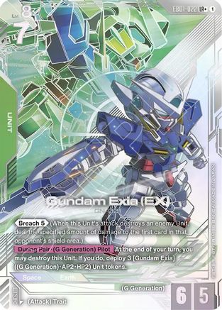 Gundam Exia (EX) (LR+) (EB01-022) - Eternal Nexus Holofoil