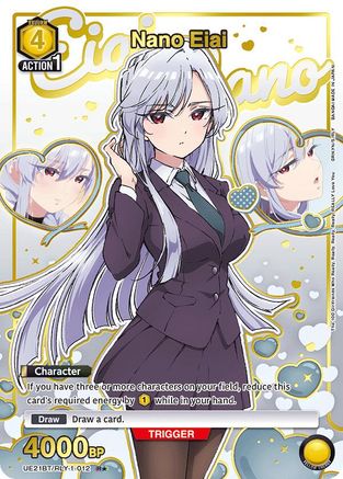 Nano Eiai (012) (R*) (UE21BT/RLY-1-012) - UE21BT The 100 Girlfriends Who Really Really Really Really REALLY Love You Foil