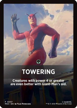 Towering Theme Card (MSC-057) - Commander: Marvel Super Heroes