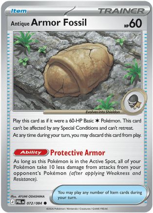 Antique Armor Fossil 072/null - ME05 Pitch Black