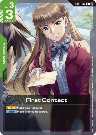 First Contact (GD01-107) - Deck Build Box Freedom Ascension