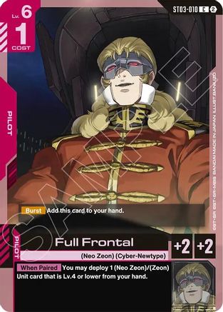 Full Frontal (ST03-010) - Deck Build Box Freedom Ascension