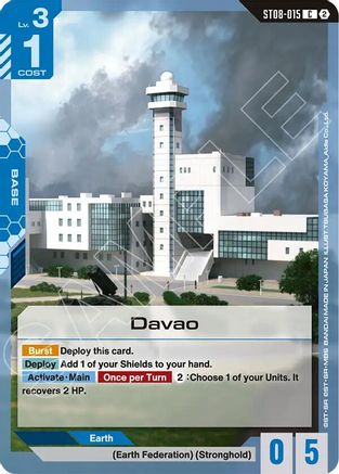 Davao (ST08-015) - Deck Build Box Freedom Ascension