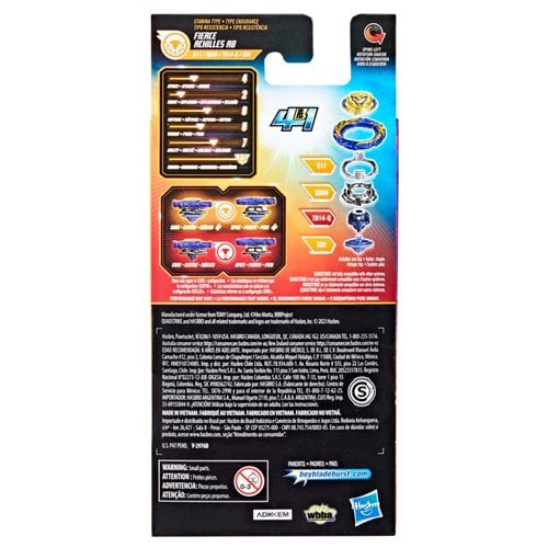 Beyblade Burst QuadStrike Single Pack Tops - Fierce Achilles A8