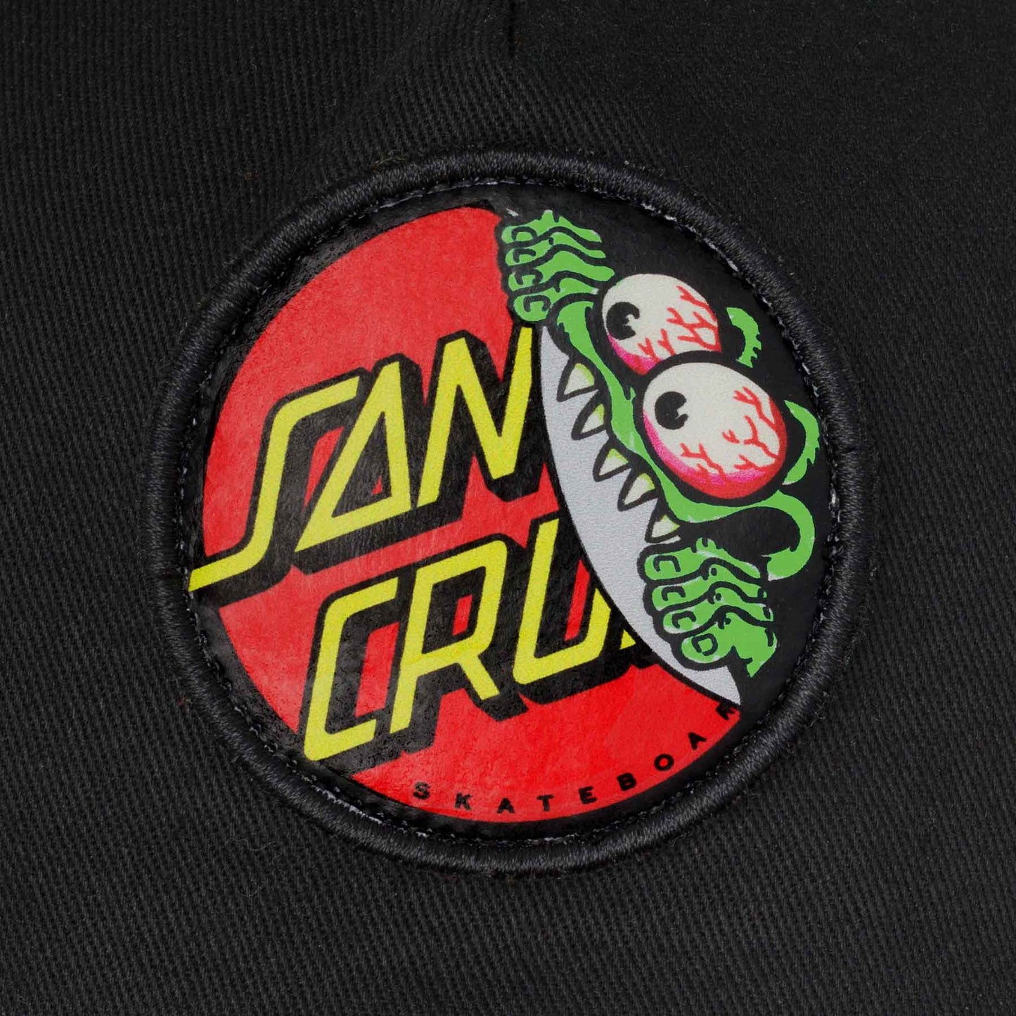 Santa Cruz Beware Dot Mid Profile Strapback Hat