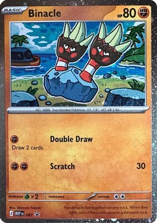 Binacle (Cosmos Holo) 087/null - ME Mega Evolution Promo Holofoil