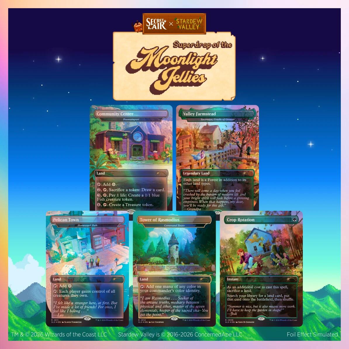 Secret Lair Drop: Secret Lair x Stardew Valley: Life in Pelican Town - Traditional Foil Edition [SLD]