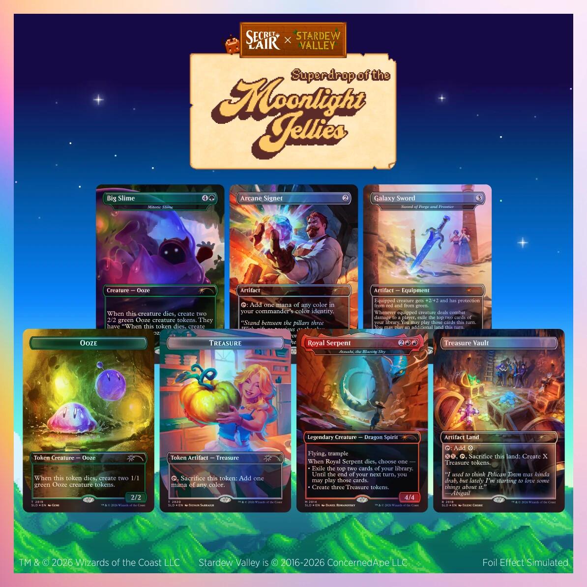 Secret Lair Drop: Secret Lair x Stardew Valley: A Flicker in the Deep - Traditional Foil Edition [SLD]