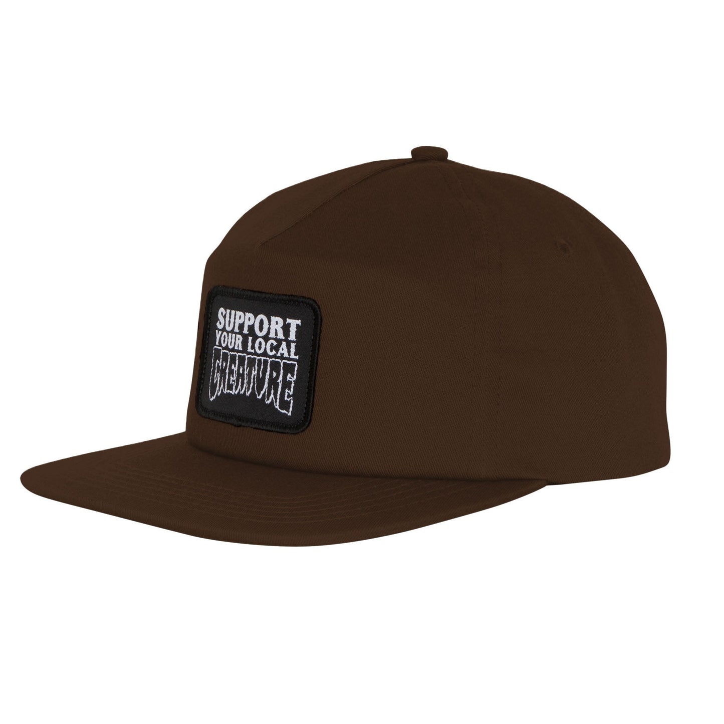 Creature Support Patch Snapback Mid Profile Hat