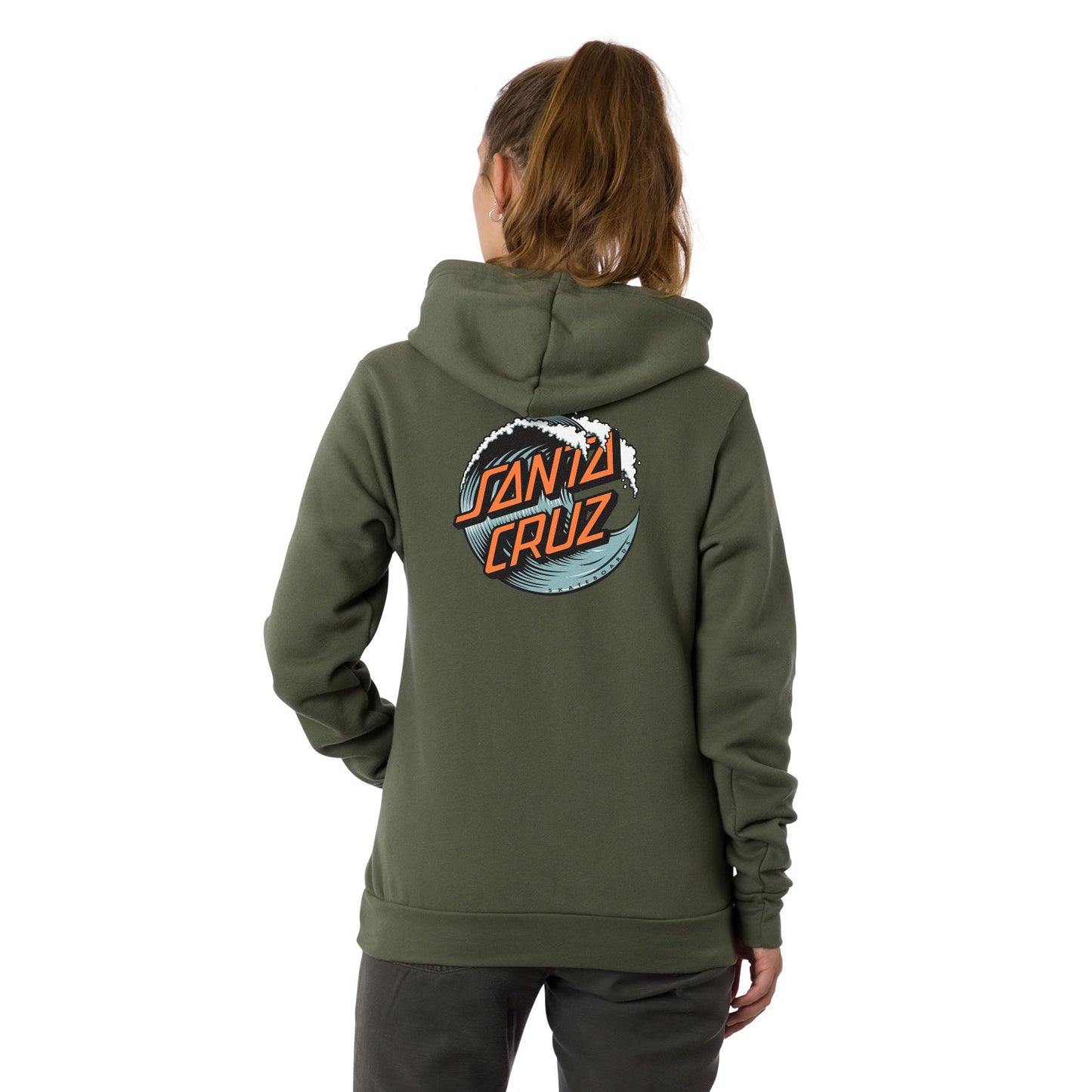 Santa Cruz Wave Dot P/O Womens Hooded Sweatshirt