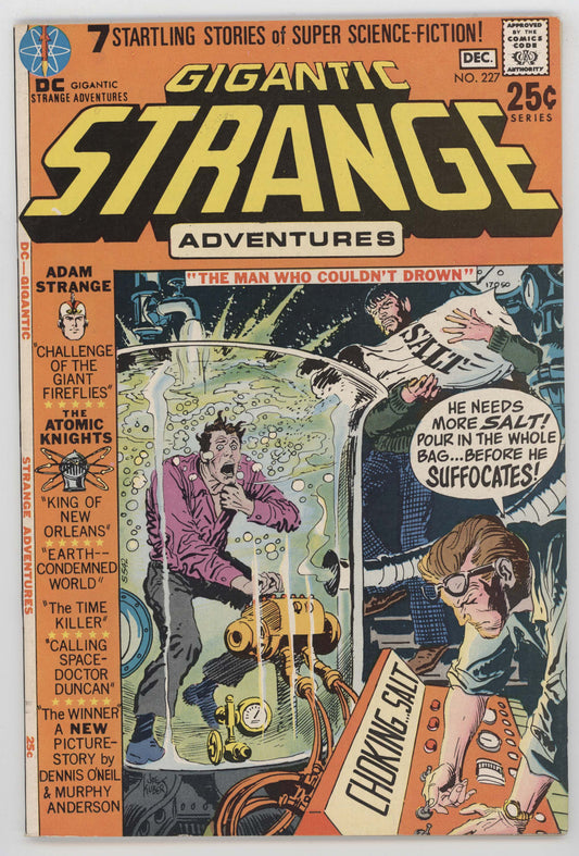 Strange Adventures 227 DC 1970 VF Joe Kubert Adam Strange Drowning Man