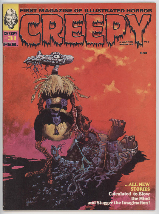 Creepy Magazine 31 Warren 1970 VF Vaughn Bode Larry Todd