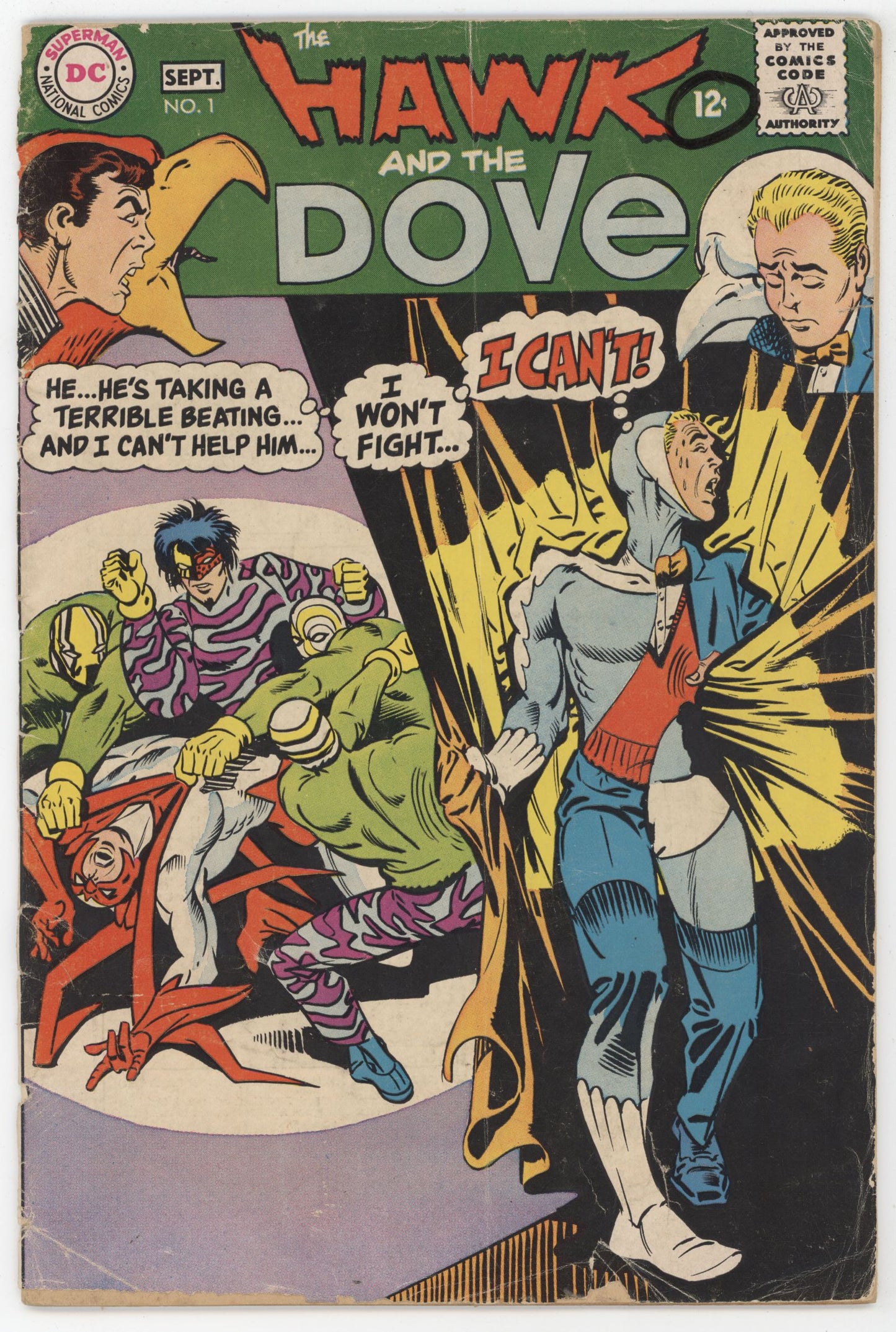 Hawk And The Dove 1 DC 1968 FR Steve Ditko Steve Skeates