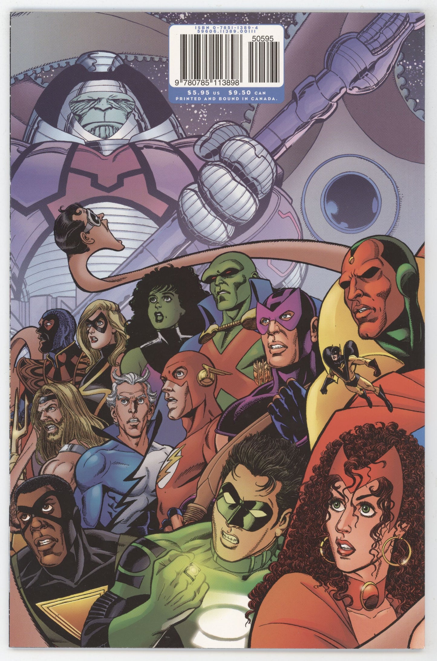 JLA Avengers 1 Marvel DC 2003 NM+ 9.6 Signed Kurt Busiek