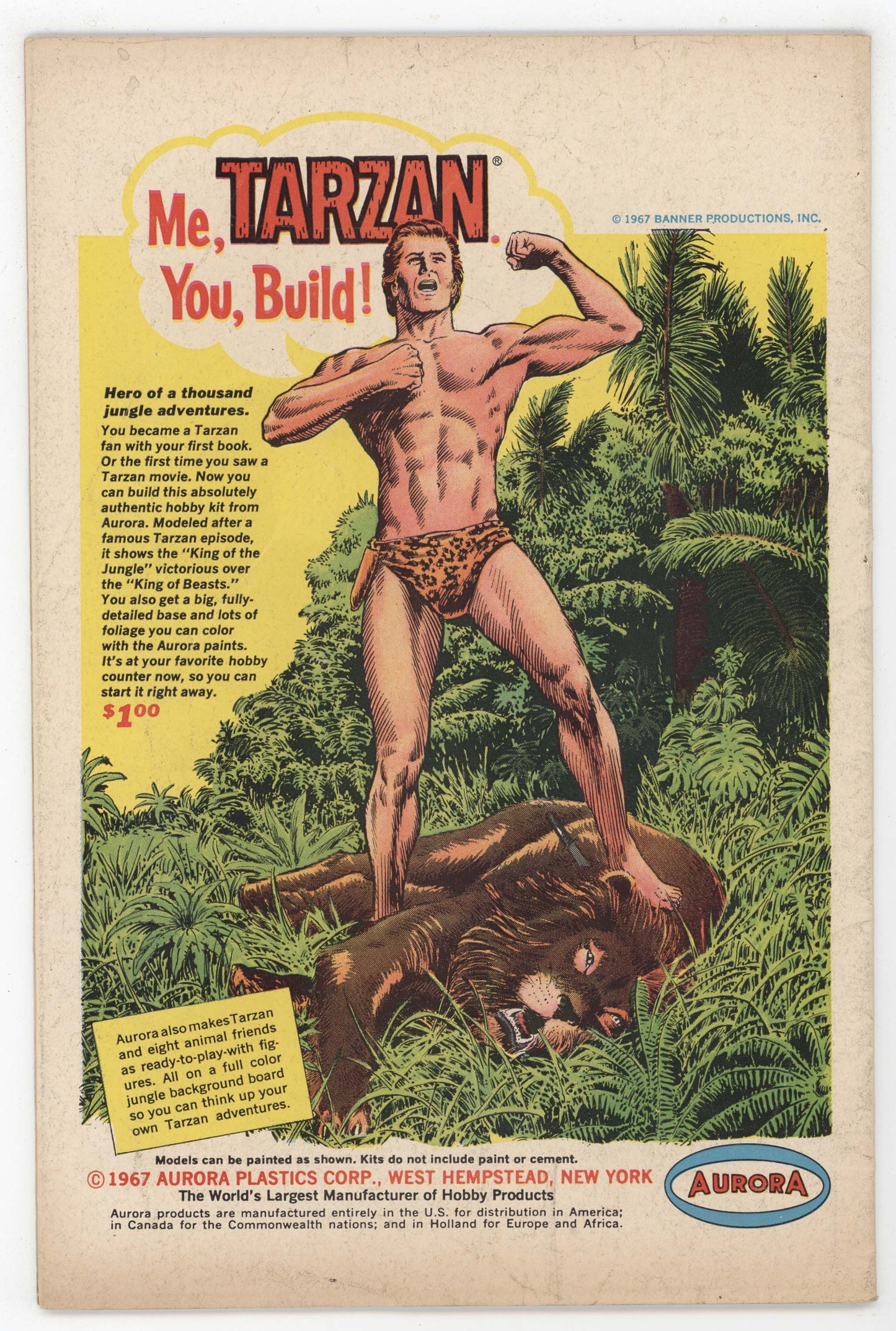 Bomba The Jungle Boy 2 DC 1967 VG FN Dick Dillin Snake Pit Phantom City Of Death