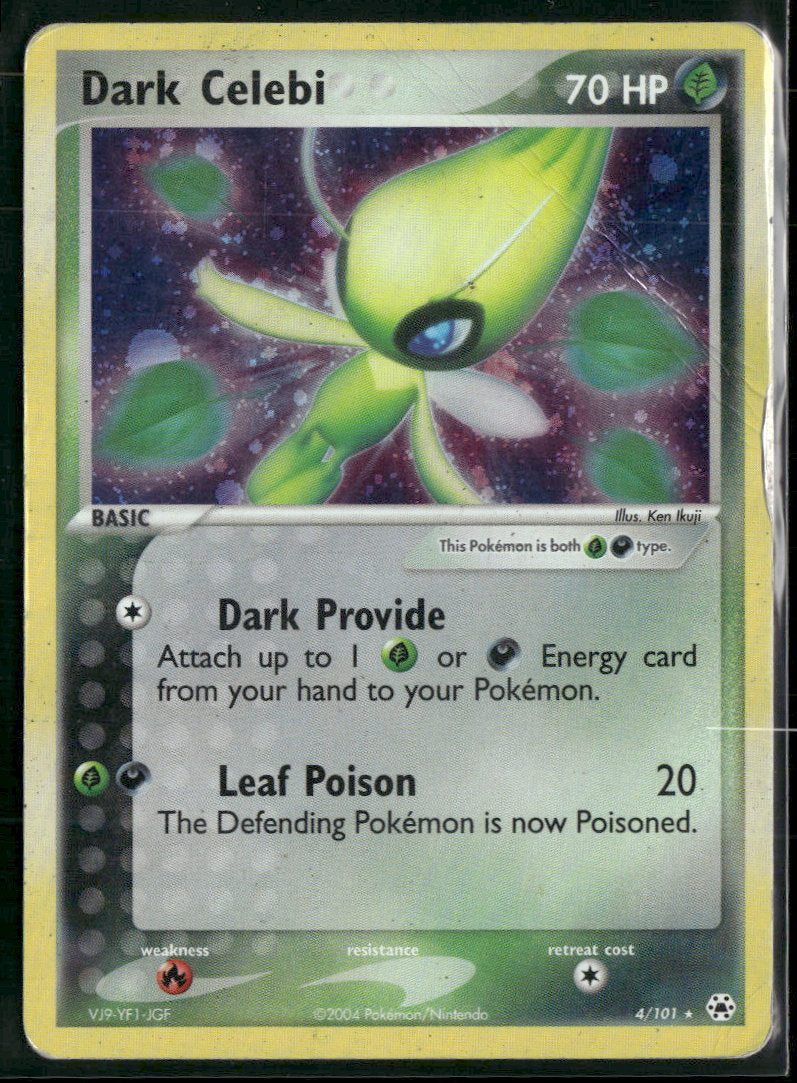 EX Hidden Legends Dark Celebi #4/101 Damaged