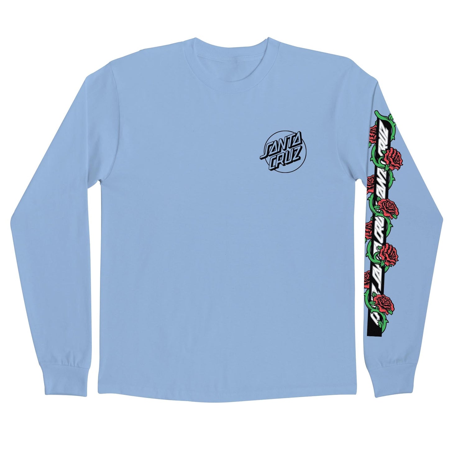 Santa Cruz Dressen Roses Vine Opus L/S Men's T-Shirt