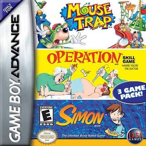 Mouse Trap/Operation/Simon (Gameboy Advance)