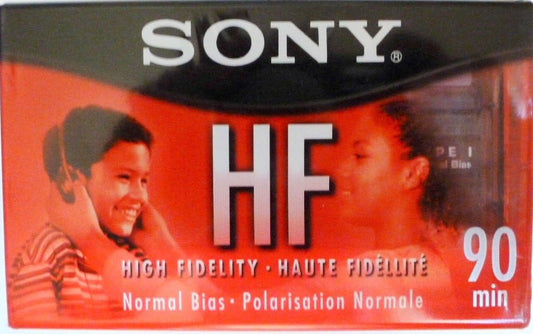 Sony High Fidelity 90 Minute Cassette Tape Blank, C-90HFL