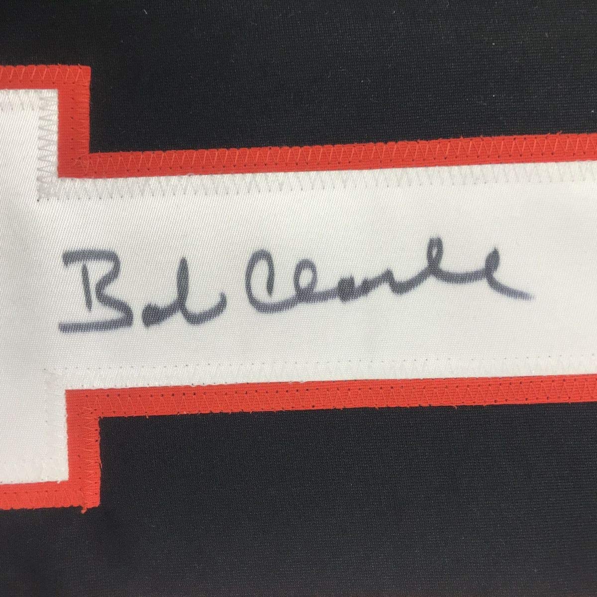 Autographed/Signed Bob Bobby Clarke Philadelphia Black Hockey Jersey JSA COA