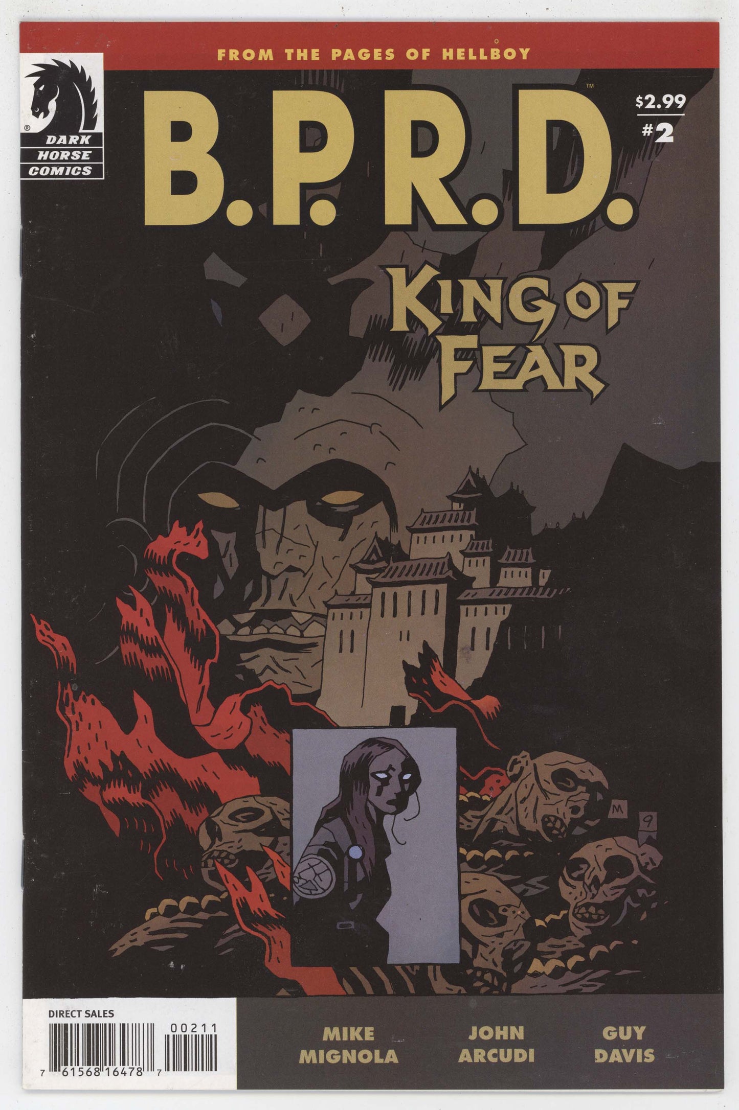 BPRD King Of Fear 2 Dark Horse 2010 NM Mike Mignola B.P.R.D.