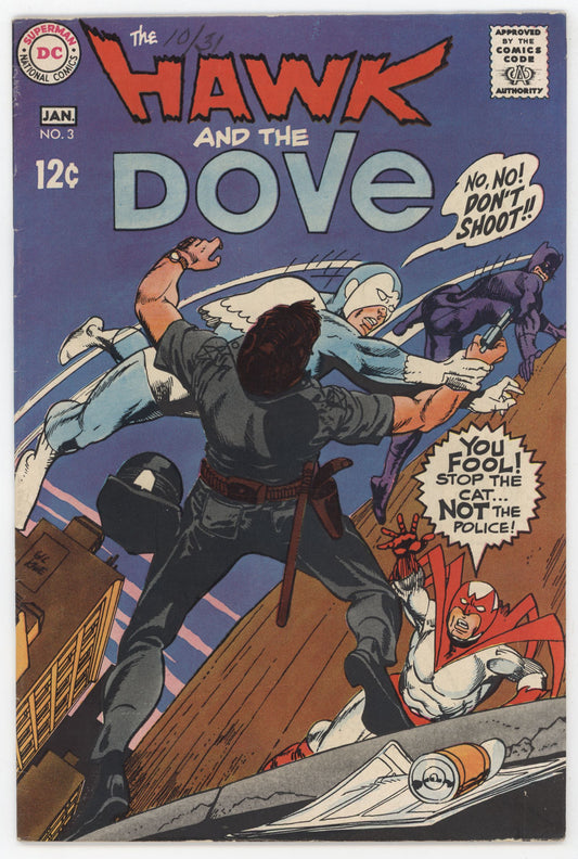 Hawk And The Dove 3 DC 1969 VG Gil Kane Steve Skeates