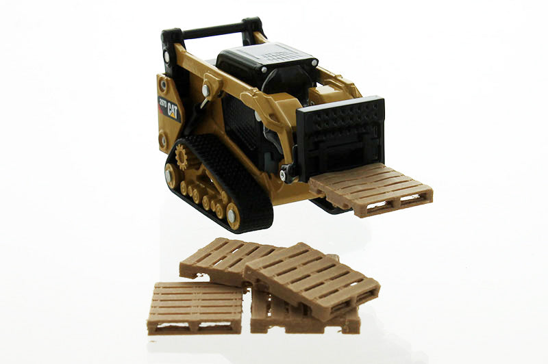 3D To Scale 64-242-WD 1/64 – Freight Pallets 6pk Wood Tone Scene Detail