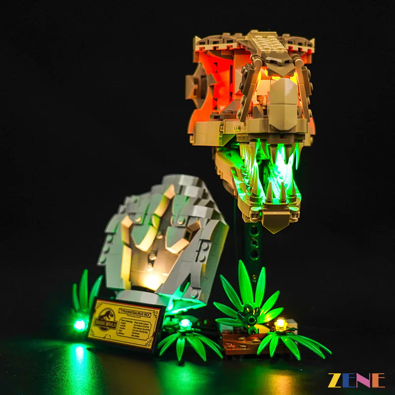 Light Kit for LEGO Dinosaur Fossils T-rex Skull #76964