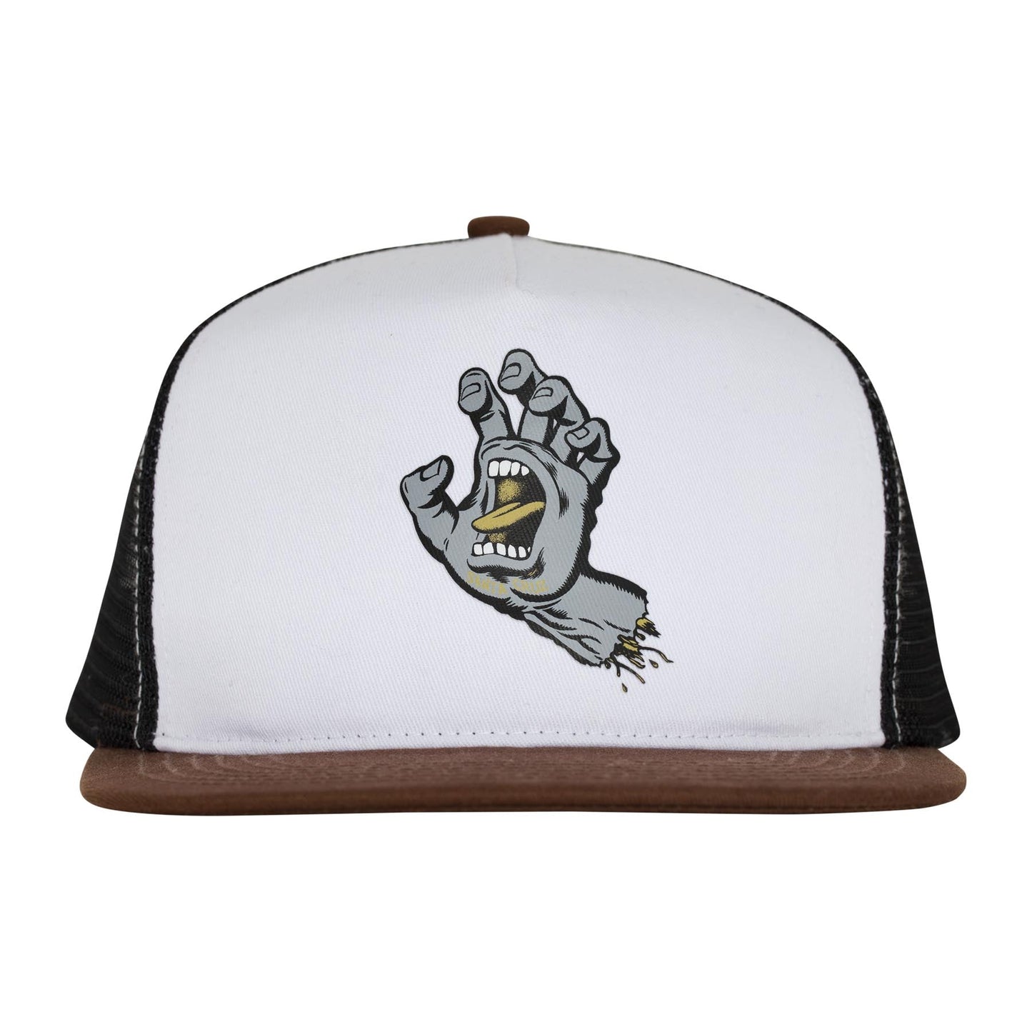 Santa Cruz Screaming Hand Front Mesh Trucker High Profile Hat