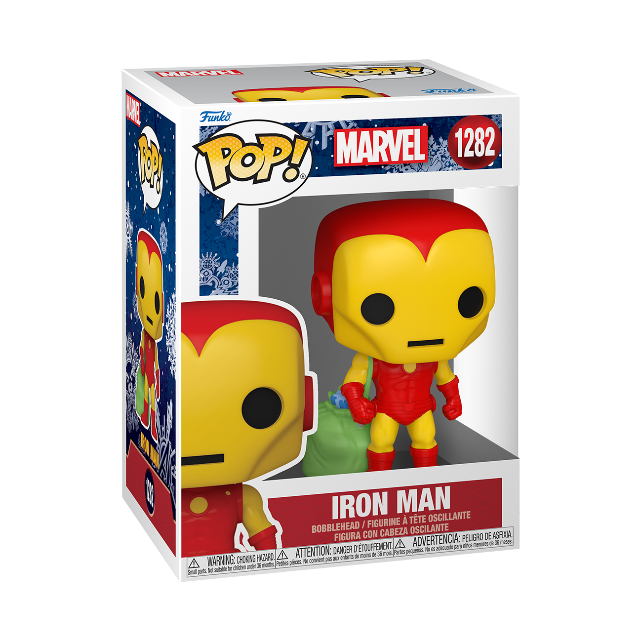 POP! Marvel: Holiday - Iron Man w/ Bag