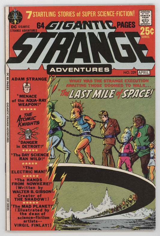 Strange Adventures 229 DC 1971 VF Murphy Anderson Adam Strange Bondage